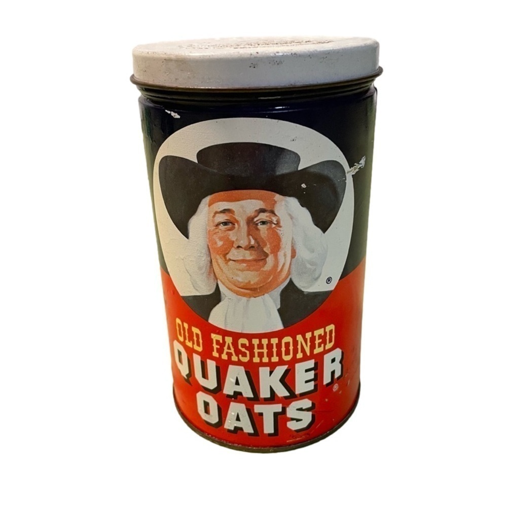 Vintage 1982 oats metal 10 limited edition fair to good condition has FLAWS!